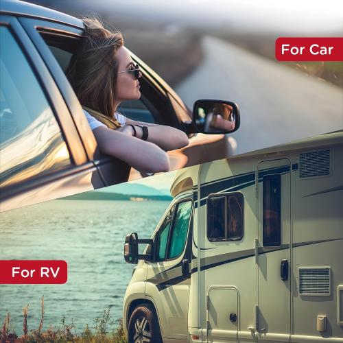 Comfytemp 12V/24V Car Electric Blanket for Back Soothing 17 x 33, 4 Heat Settings, 11 Auto-Off, Portable Mini Travel Blanket for Shoulders Neck Hip, Truck, SUV, Washable for Driver Men Women Winter