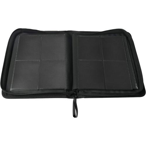 TopDeck Mini TopLoader Binder | Holds 96 Cards | 4 Pocket Trading Cards Album | Long Term Storage Binder | Side Load Sleeves | Pokemon/MTG/Yugioh/TCG Folder | Trading