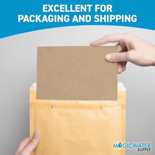 MagicWater Chipboard Sheet - 8.5x11 inch - 50 pt - 0.050 Thick - 50 Pack | For DIY Projects, Heavy Duty Kraft, Paperboard for Scrapbooking, Books, Picture Frame Backing, Art Projects & Crafts