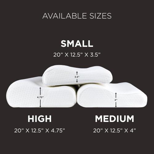 Tempur-Pedic TEMPUR Neck Pillow, Small Profile, White