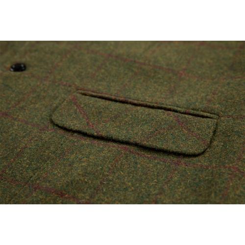 SOLOVEDRESS Mens Western Vintage Tweed Suit Vest Casual Wool Blend Waistcoat for Party Size small