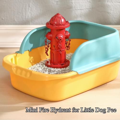 7.8 H Metal Potty Training Fire Hydrant for Dogs to Pee On Indoor or Outdoor