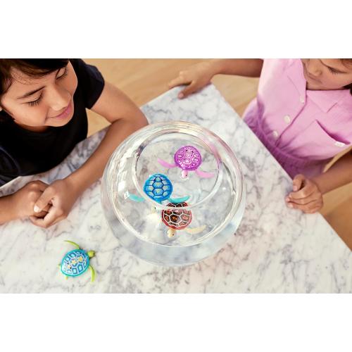 ROBO ALIVE Robo Turtle Robotic Swimming Turtle (Orange   Blue) by ZURU Water Activated, Comes with Batteries, Amazon Exclusive (2 Pack)