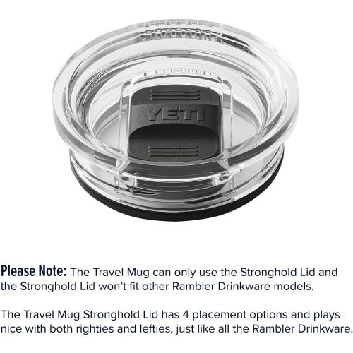 YETI Rambler 20 oz Travel Mug, Stainless Steel, Vacuum Insulated with Stronghold Lid