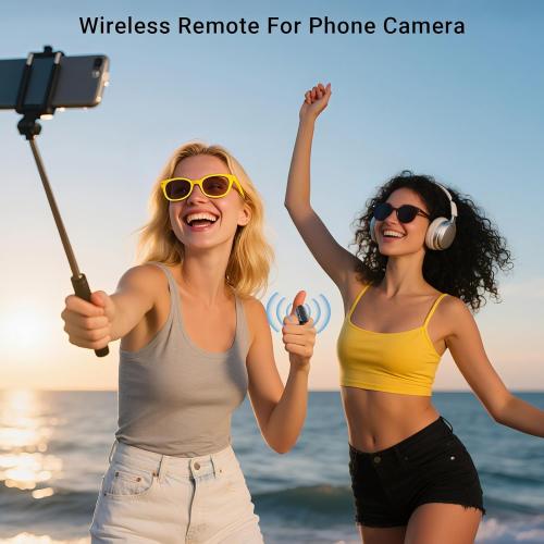 Scrolling Ring Remote for TikTok YouTube IG Shorts Video Landscape Portrait, Fingertip Wireless Scroller Page Turner Clicker for Kindle APP Compatible with iPhone iPad Android Phone Tablet