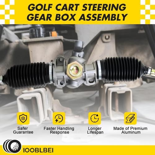 Club Car Precedent Steering Gear Box Assembly Rack fits Club Car Precedent/Onward/Tempo 2004-up Steering Rack Gas & Electric Golf Carts Parts, Replace OEM 102288601, 103679701