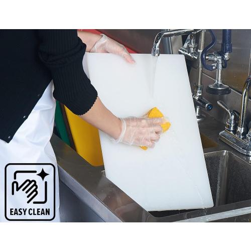 CURTA 2-Pack Blue Cutting Boards for Kitchen, Color Coded Plastic Chopping Board with Anti Slip Surface Dishwasher Safe