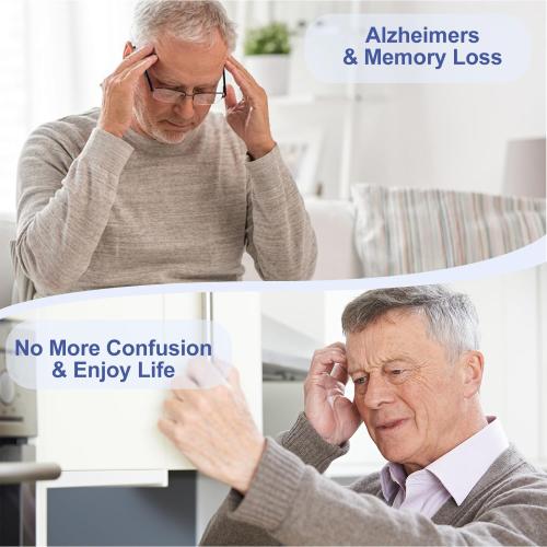 Digital Alarm Clock with Date and Day of Week for Dementia Seniors, Voice Announcement Time, Multiple Alarm Sets, Auto DST, Designed Specifically for Elderly - Black