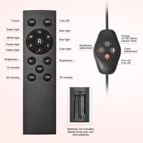 Red Light Therapy for Face Body, 5 Heads Red Infrared Light Therapy Device, 7Colors Full Body Red Light Therapy Devices, 660nm and 850nm Near Infrared for Face,Muscle,Body,Skin