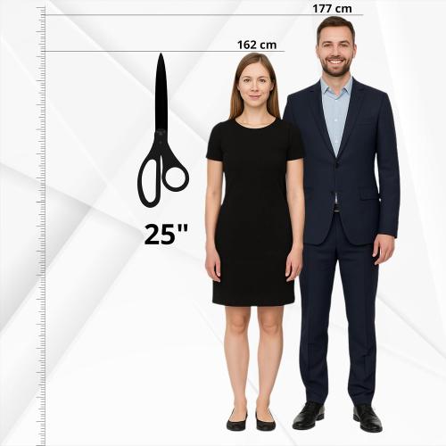 Black and gold 25 New Edition Black Big Scissors for Ribbon Cutting Ceremony Grand Opening Scissors for Cutting Ribbon 25 Inch