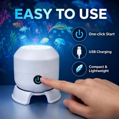 Dynamic Rotating LED Projector Light
