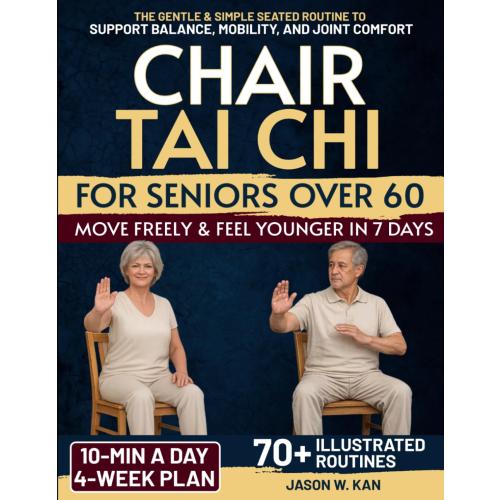 Chair Tai Chi for Seniors: The 10-minute a Day Gentle & Simple Seated Routine to Support Balance, Mobility, and Joint Comfort - 4-Week Plan Illustrated