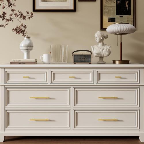 goldenwarm 25 Pack Kitchen Cabinet Pulls Brushed Brass Drawer Pulls Gold 5in Cabinet Handles Modern Hardware for Kitchen Cupboard Bedroom Drawer Bathroom Furniture Door