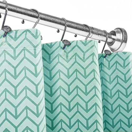 Umimile Shower Curtain Rod 42-70 Inches, 1 Inch Diameter Adjustable Spring Tension Curtain Rod, 304 Stainless Steel Shower Rod for Bathroom, Windows, Never Rust Non-Slip