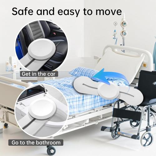 Mobility Transfer Board with Sliding Disk, FSA Eligible, Patient Transfer System for Wheelchair Users, No-Lift Design