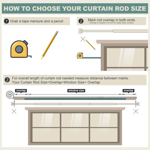 Antique Bronze Curtain Rods for Windows 72 to 144 Inches Adjustable Length Heavy Duty 1 Diameter Window Curtain Rod with Solid Metal Finials for Outdoor Farmhouse Bedroom Kitchen Living Room