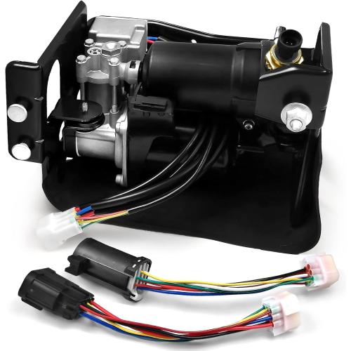 Air Ride Suspension Compressor Pump, Compatible with GMC Yukon XL 1500 Cadillac Escalade Chevy Avalanche Suburban Tahoe, 15254590 19299540 949-000 949-001 949-099 15056494