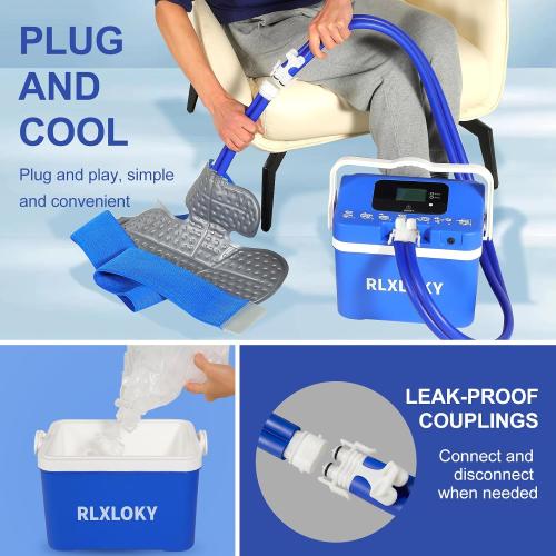 2.0 Cold Therapy Unit,Ice Machine for Shoulder After Surgery, Cold Therapy Machine for Shoulder,Cold Therapy System with Shoulder/Hip Ice Pack