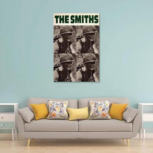 FENZHAZI Band Poster The Smiths Meat Is Murder Music Album Cover Poster Wall Art Decor Canvas Print 12x18inch(30x45cm)