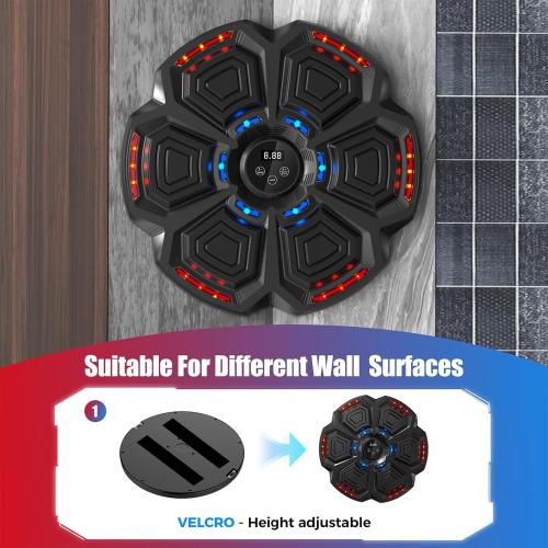 LOLBOX Music Boxing Machine for Adults,Smart Boxing Training Machine,Wall Target Punching Workout for Kids,Reflex Training Suitable for Home,Office,Gym,Fun Fitness Equipment