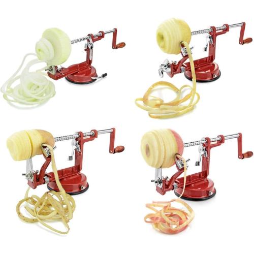 Cast Magnesium Apple/Potato Peeler Corer by Spiralizer, Durable Heavy Duty Die Cast Magnesium Alloy Peelers