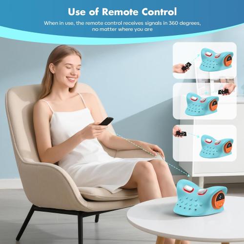 Neck Massager 2026 Deep Tissue Massage with Heating and Vibration Neck massager-3D deep Tissue Massage for Shoulder and Back, Portable Cordless with Type-C Charge,Home Office Car Use