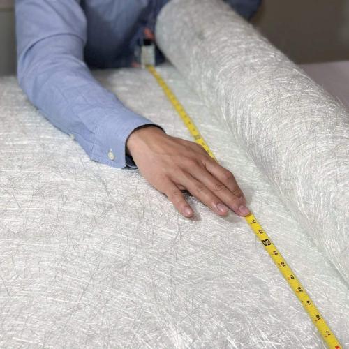 Size 50x360 Fiberglass Chopped Strand Mat Cloth 50 x 360 | 50 Inch Wide 10 Yard Long | 1 oz | CSM GRP | Molding Roofing Boat Marine Repair with E-Glass Fiber Roll | Resin Compatible | Rolled Package