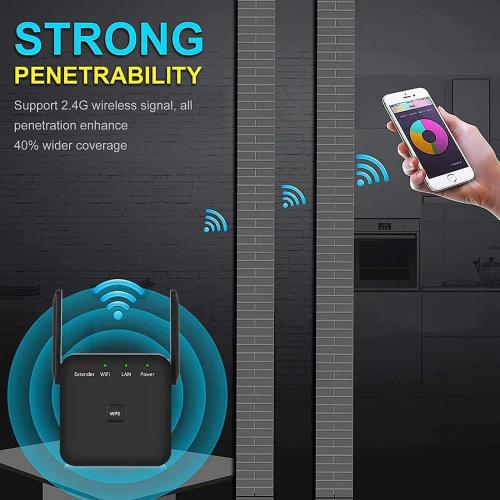 2025 Fastest WiFi Extender, WiFi Repeater, WiFi Booster, Covers Up to 10000 Sq.ft and 60 Devices, Internet Booster - with Ethernet Port, Quick Setup, Home Wireless Signal Booster