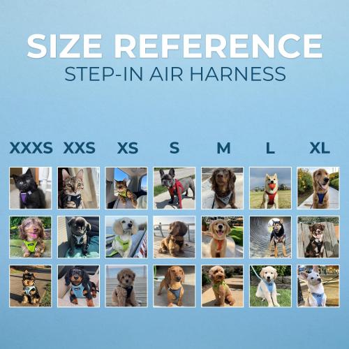 Best Pet Supplies Voyager Step-in Air Harness - All Weather Mesh, Reflective, No Pull Harness for Dogs, Cats - Secure with Hook & Loop Fastener, Buckle, Double D-Rings - Red, S
