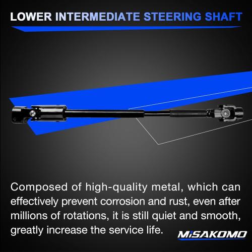 4713943 Intermediate Column Shaft Lower Steering Intermediate Column Shaft Compatible with 1984-1994 Jeep Cherokee, 1986-1992 Jeep Comanche