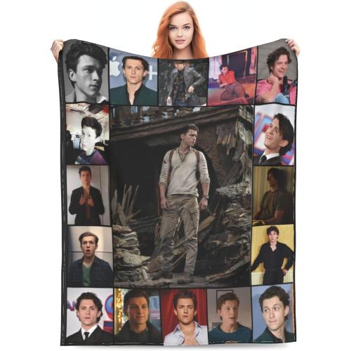 Soft Blankets Photos Blanket for Couch Sofa Bed Ultra-Soft Micro Flannel Throws Christmas Birthday Gift Indoor Home Decor (50X40INCH)