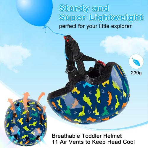 Toddler Helmet, Baby Infant Kids Bike Helmet for Kids Age 1-3/2-4/3-5/5-8 Adjustable Toddler Bike Helmets for Boys Girls for Scooter Skateboard Cycling