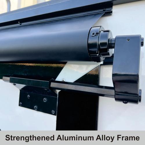 Dulepax RV Slide Out Awning,RV Slide Topper,Modular Camper Slide Out Awning Kit,Slide Toppers for RVs,5th Wheels,Travel Trailers and Motorhomes,Black,7'9''(7'1''Fabric)