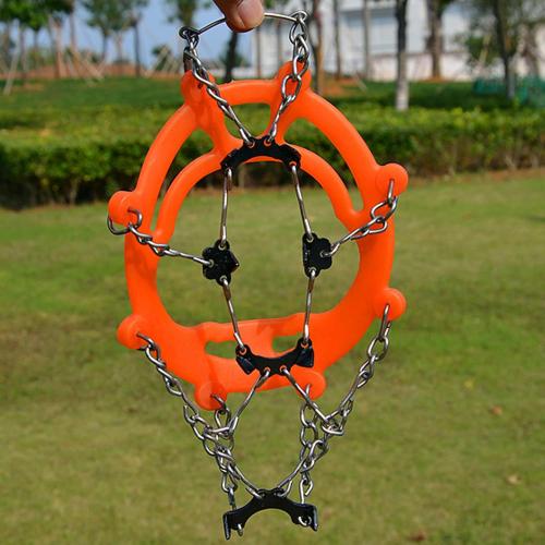 2packs Snow Tractions Cleats Elastics Snow Cleats Light Weight Ice Cleats for Ice and Grass