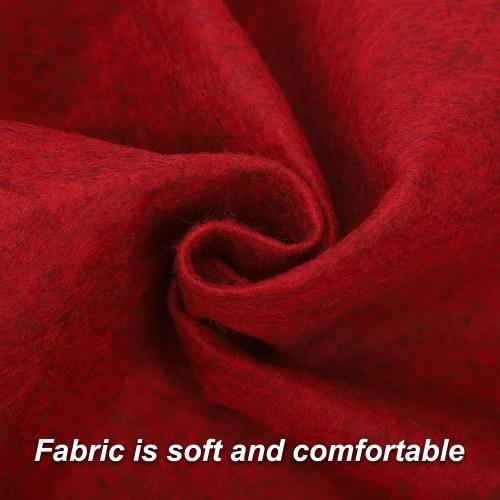 Christmas Chair Covers, Chair Back Covers for Xmas Banquet, Red Christmas Dining Room Chair Covers, Chair Covers Seat Protector for Home Kitchen Decor (Elk)