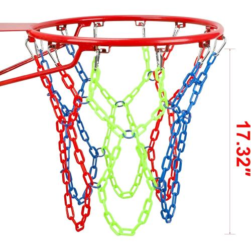 Basketball Net All Weather Anti Whip,Heavy Duty Replacement Basketball net Indoor Outdoor Standard 12 Loops Basketball Hoop