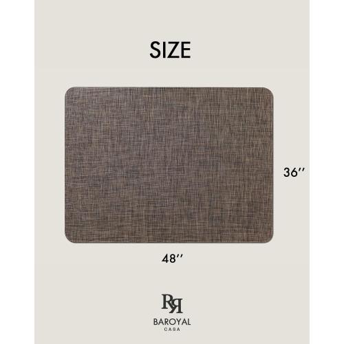 Office Chair Mat for Hardwood Floor Under Desk Computer Rolling Chair Mat for Wood/Tile Floor Non-Slip Heavy Duty Desk Rug PVC Plastic Hard Floor Protector 36 x 48 (Dark Walnut)