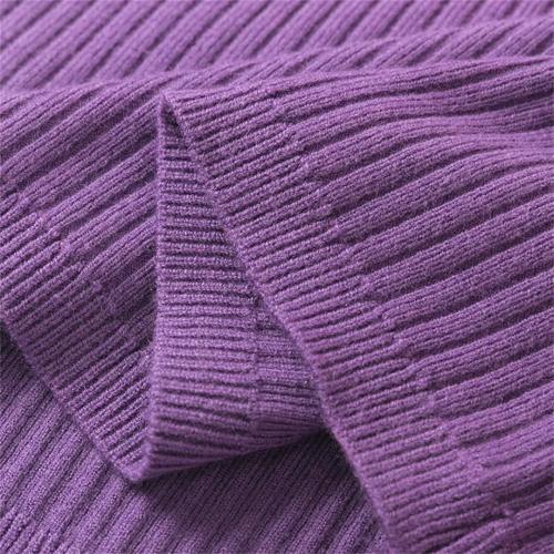 Women Crew Neck Casual Kint T Shirt Solid Short Sleeves Knitted Rib T Shirt Top