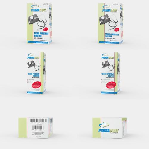 Primacare DS-9197-BL Professional Classic Series Manual Adult Size Blood Pressure Kit, Emergency Bp kit with Stethoscope and Portable Leatherette Case, Nylon Cuff, Blue