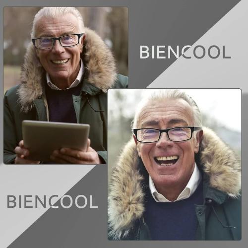 BIENCOOL 6 Pack Reading Glasses Traditional Frames for Men and Women Readers with Spring Loaded Hinges