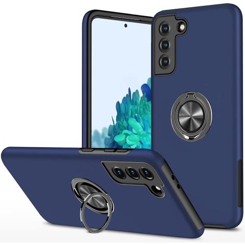 Galaxy S22 Plus Case for Samsung Galaxy S22 Plus Case Military Grade Shockproof Built-in Ring Holder Kickstand Car Mount Armor Heavy Duty Protective Case for Galaxy S22  Plus Phone Case (Blue)