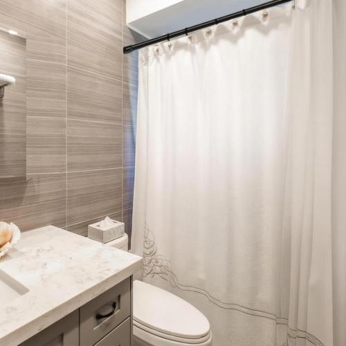 No Sectional Assembly Shower Curtain Rod 56-104 Inch, 1 Diameter Spring Long Adjustable Tension Curtain Rods for Bathroom Windows Closet No Drilling No Rust, Black