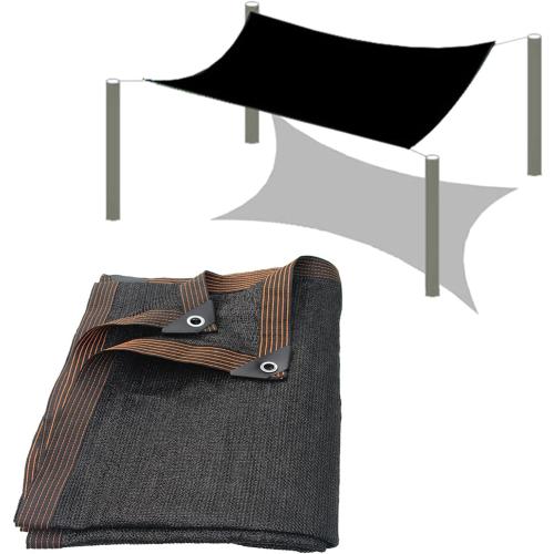 Shade Cloth 90% Shading Rate Large Shade Net with Aluminum Grommets,Sun Screen Mesh for Garden,Plant,Canopy,Patio,Greenhouse,Pergola,Black