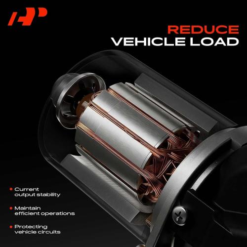 A-Premium Front Windshield Wiper Motor with 12-Pin