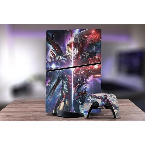 PEYANZ Vinyl Skin Compatible with PS5 Slim (Disc Edition) | HD Print, Scratch Resistant, Bubble-Free Application