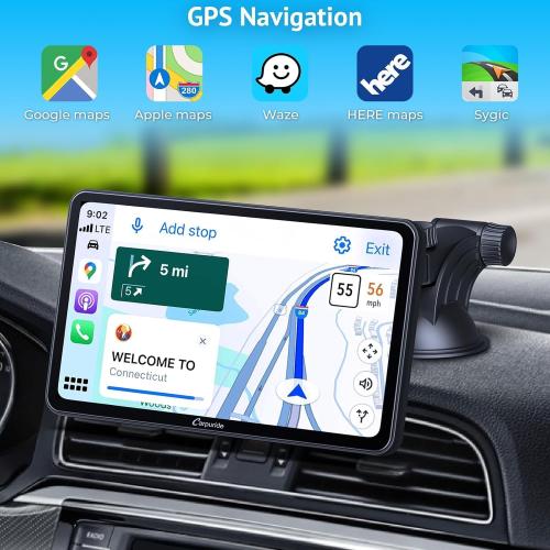 Carpuride 7 Inch Carplay Screen & Android Auto