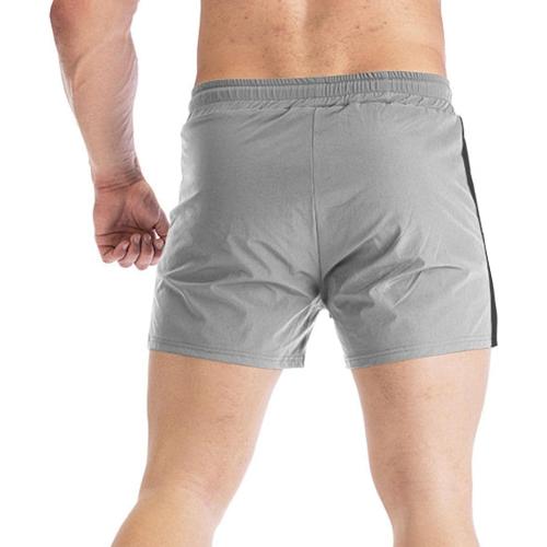 Men's Fitness Shorts in Spring and Summer Running Casual Loose Woven Shorts Daily Color Matching 3-Point Shorts