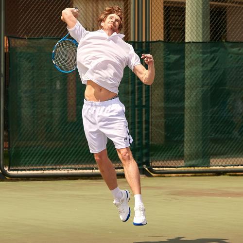 FitVille Men‘s Wide Pickleball Shoes All Court Tennis Shoes with Arch Support for Plantar Fasciitis