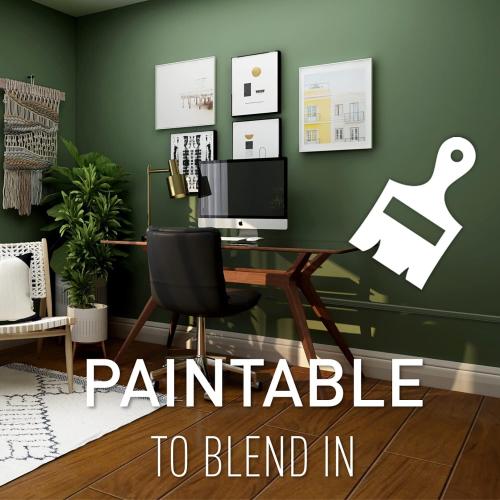 Legrand Wiremold Cable Management Kit, CordMate II, Cord Organizer and Hider, Cord Cover, Concealer, and Protector for Wall, Medium Capacity, CMK50