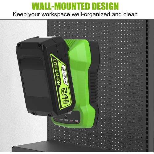 Powilling 24V CAF806 Battery Charger Replacement for Greenworks 24V Battery